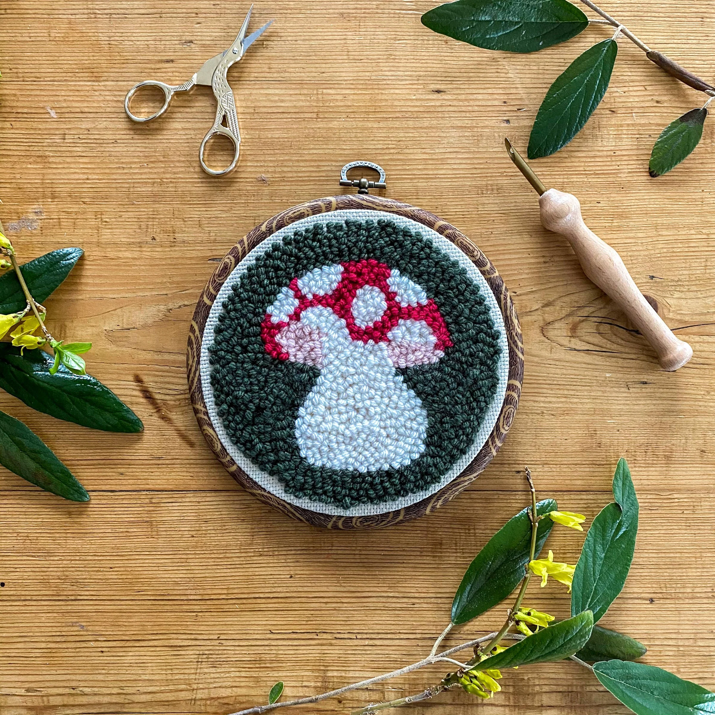 Mushroom Punch Needle Kit - Image 3