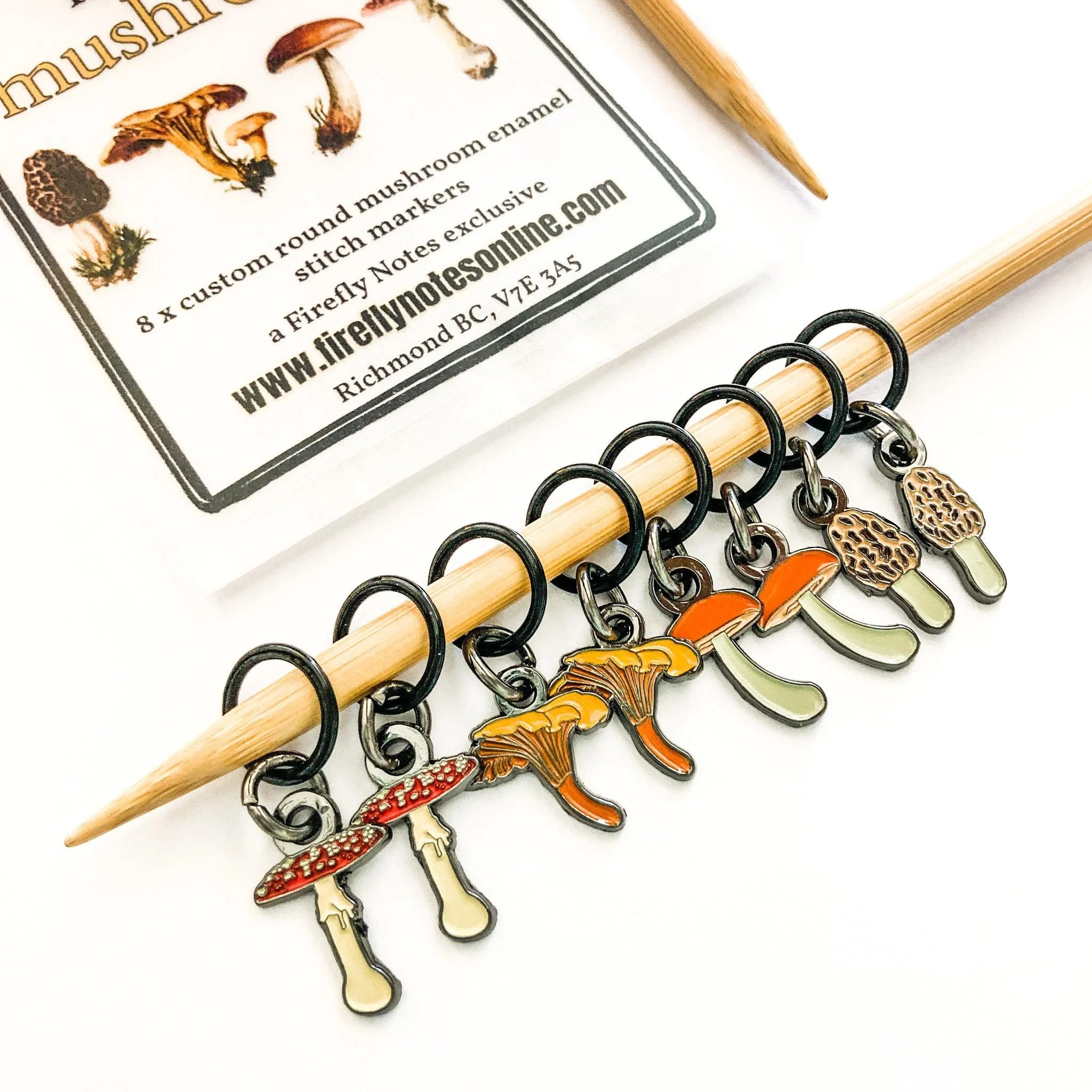 Makers Mushrooms Stitch Marker Pack - Image 5