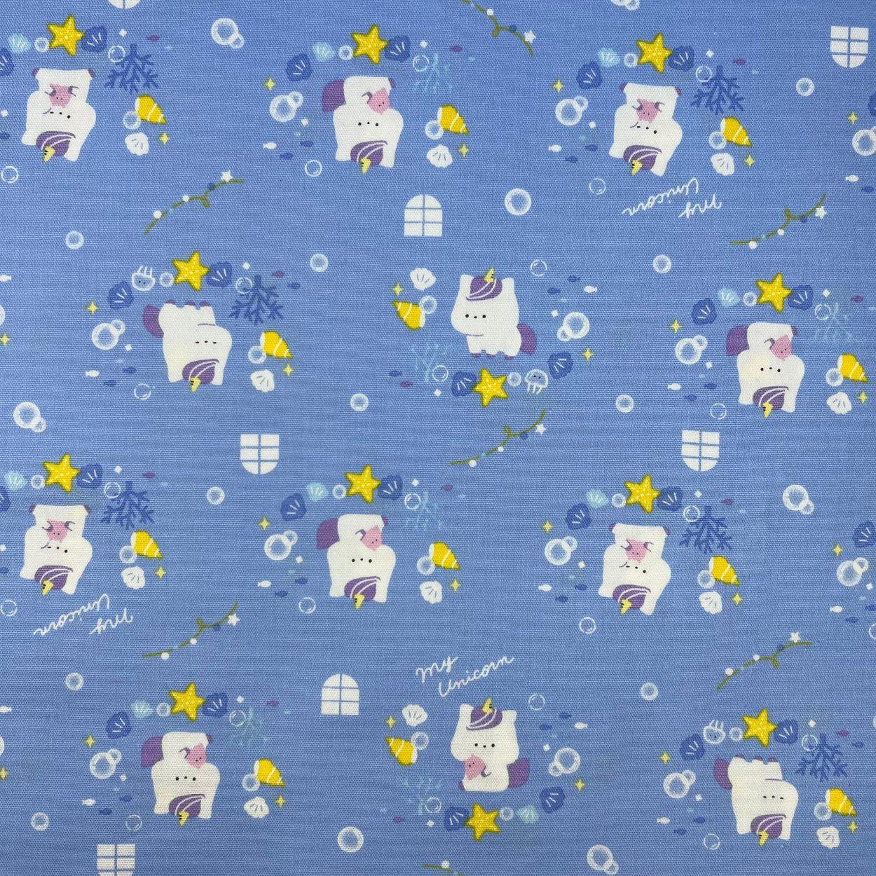 My Unicorn Ocean on Cotton Oxford