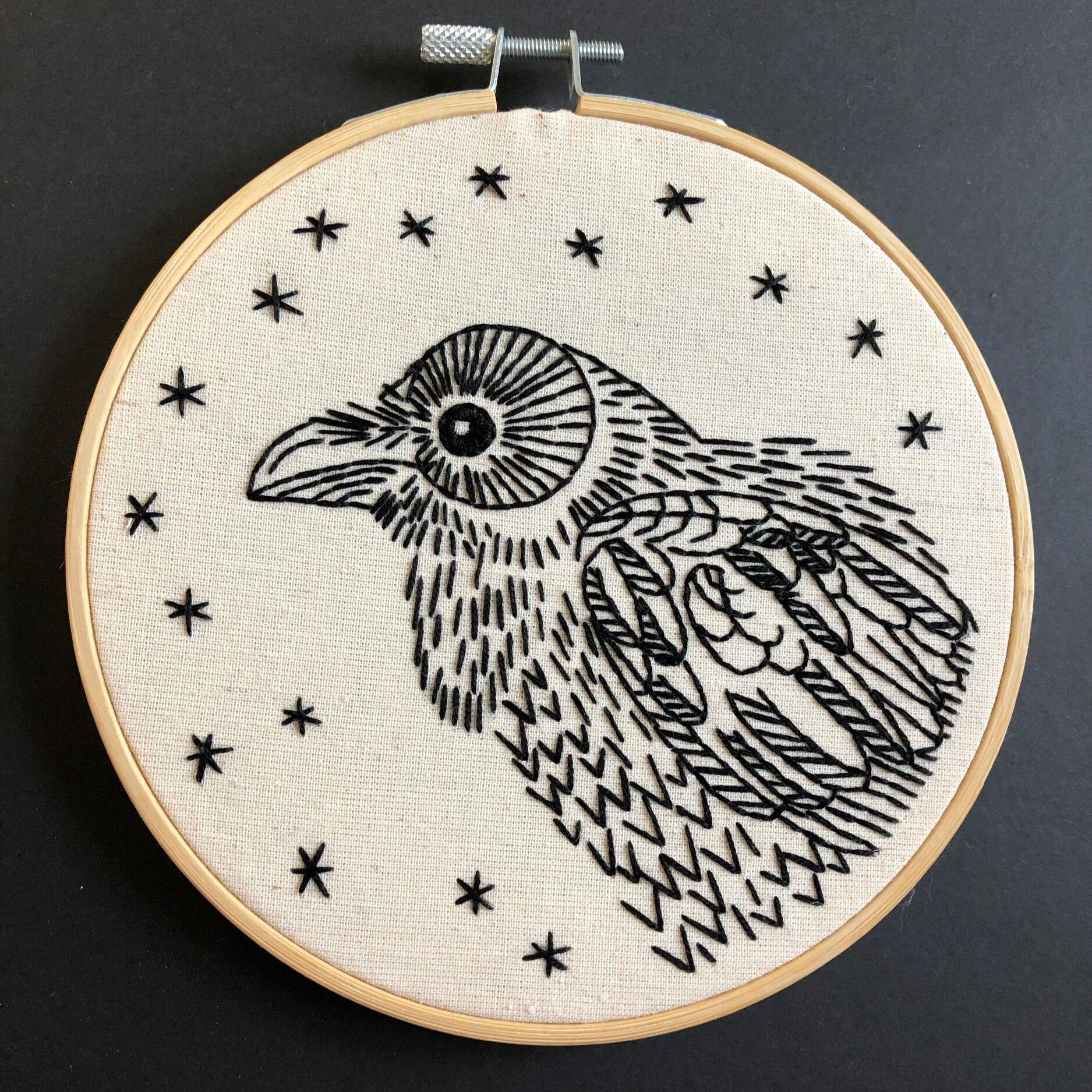 Nevermore Embroidery Kit - Image 3