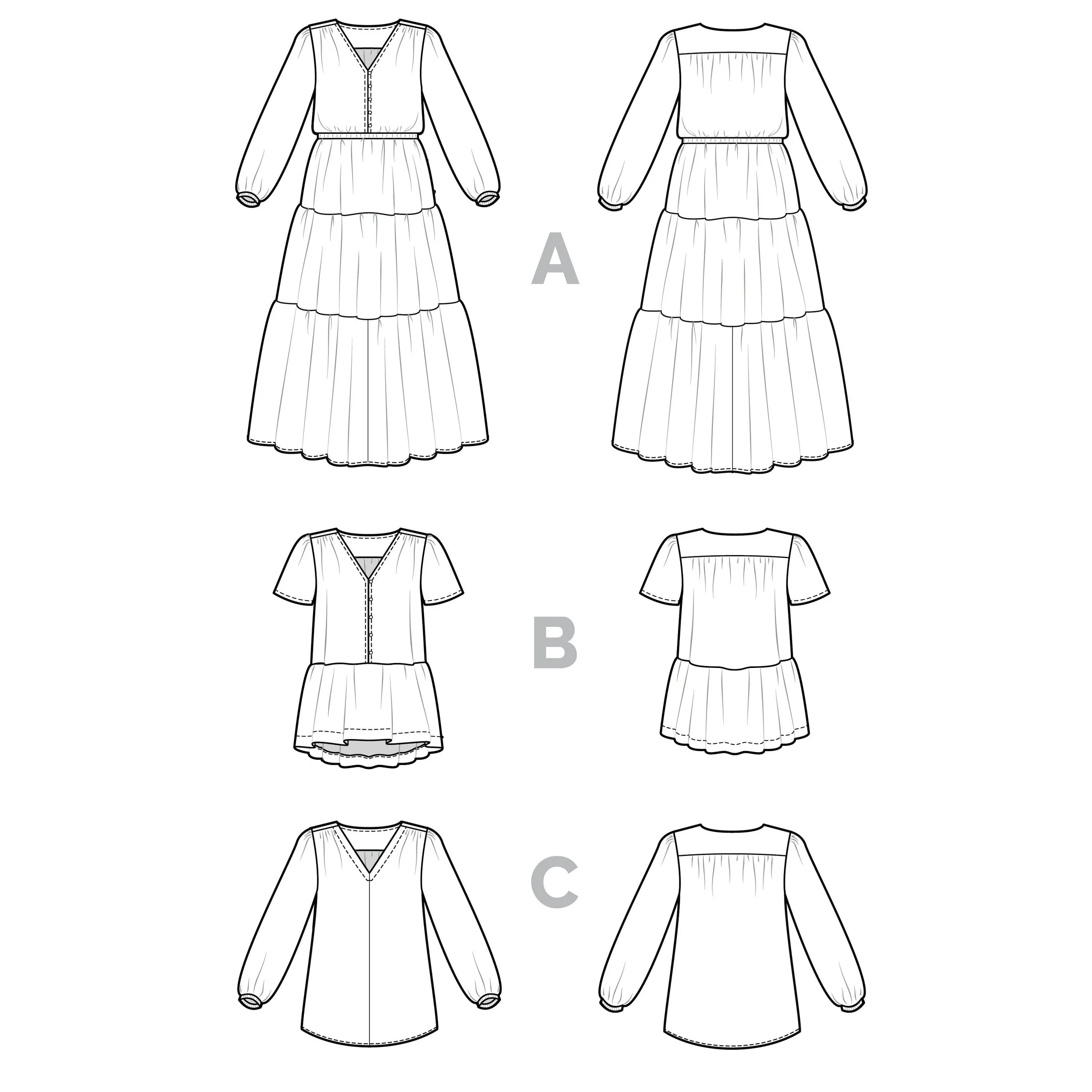 Nicks Dress & Blouse Pattern - Image 25