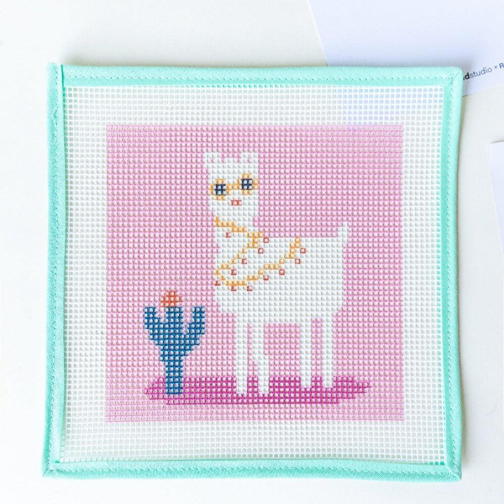 No Drama Llama - Needlepoint Kit for Kids - Image 2