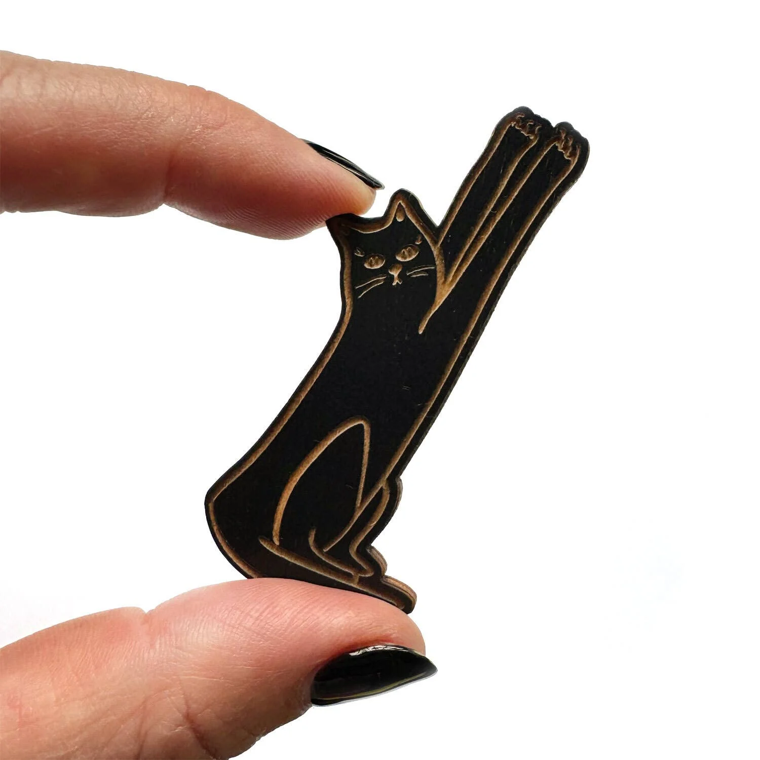 No Matter What - Black Cat Magnet w/Card - Image 3