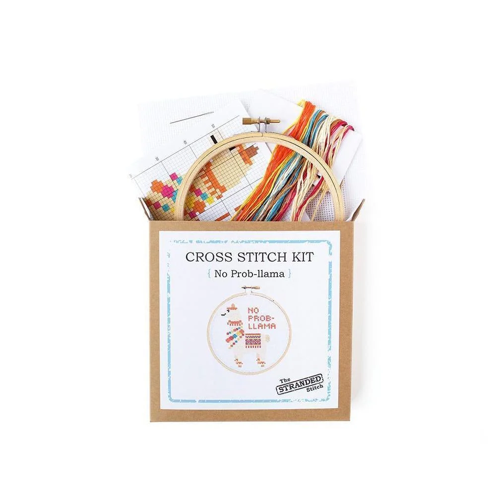 No Prob-Llama DIY Cross Stitch Kit - Image 2
