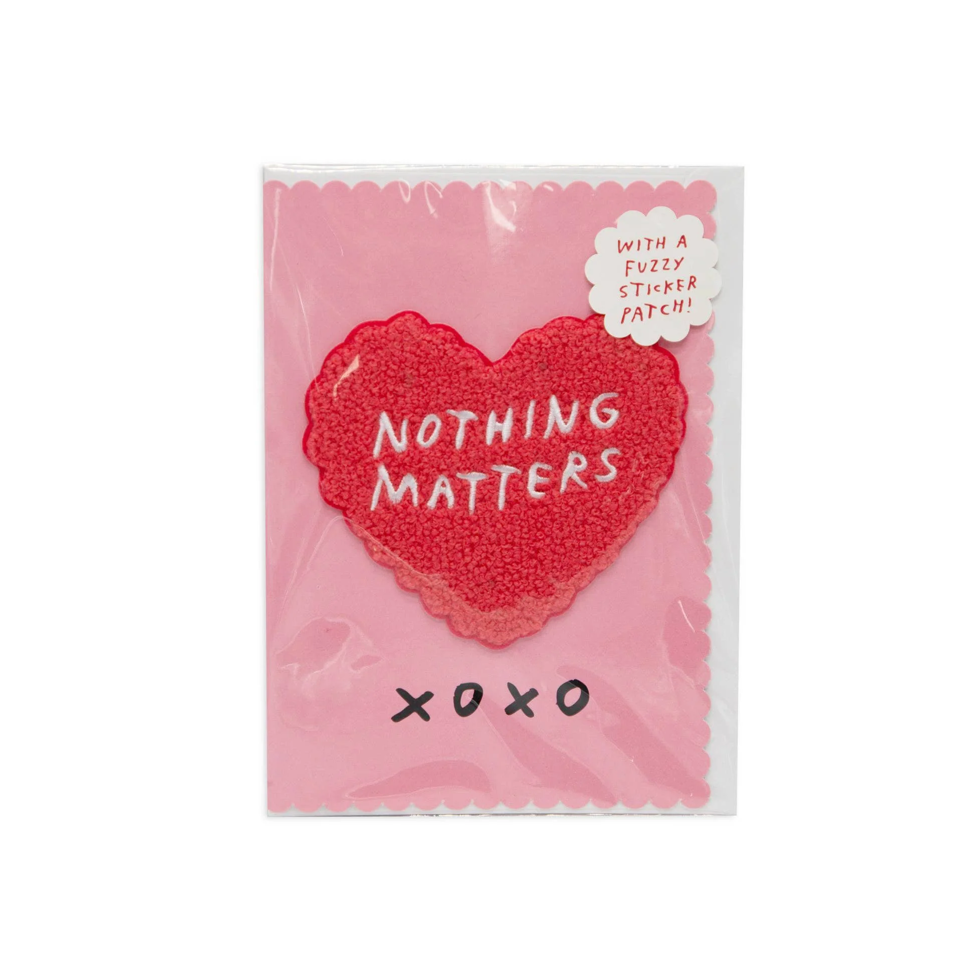 Nothing Matters Chenille Adhesive Patch & Greeting Card - Image 3