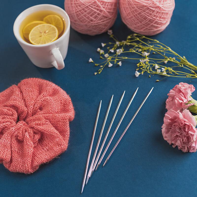 Nova Platina 8" Double Pointed Knitting Needles - Image 3