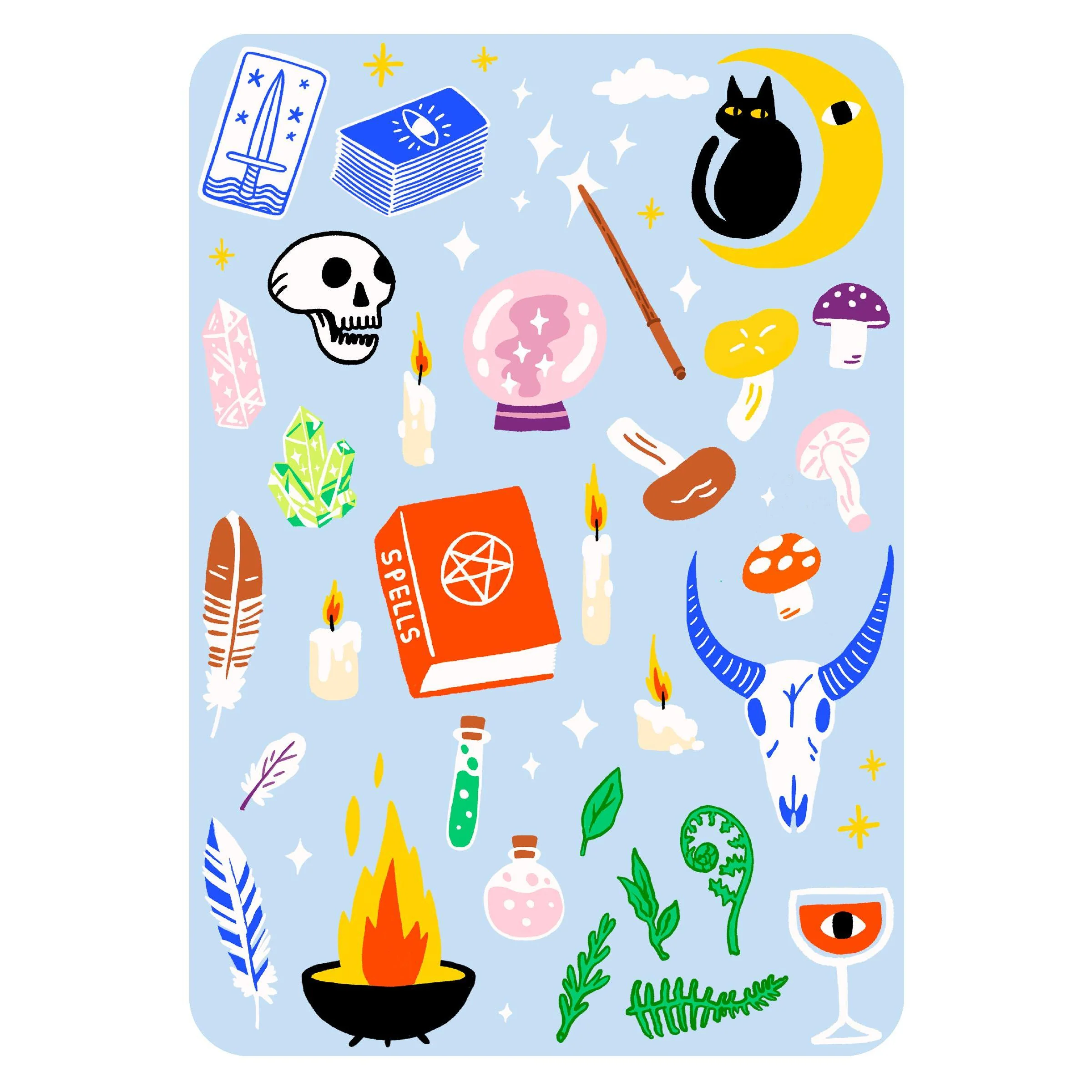 Occult Classics Iron-On Transfer Sheet Set - Image 2