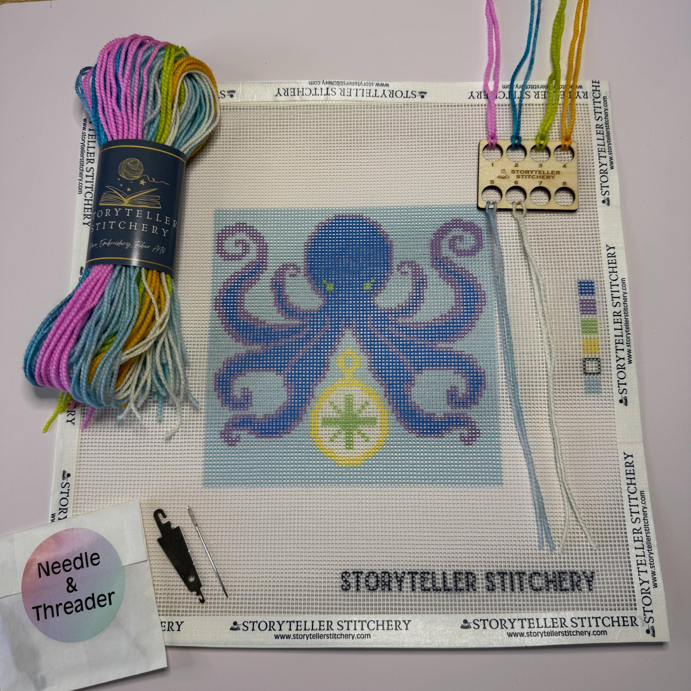 Octopus Needlepoint Kit