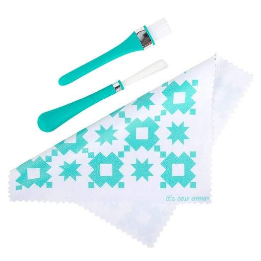 Oh Sew Clean Brush & Cloth Set - Gray - Image 4