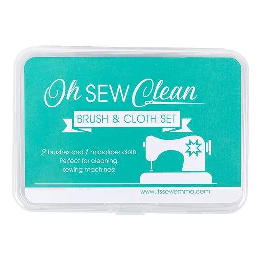 Oh Sew Clean Brush & Cloth Set - Gray - Image 5