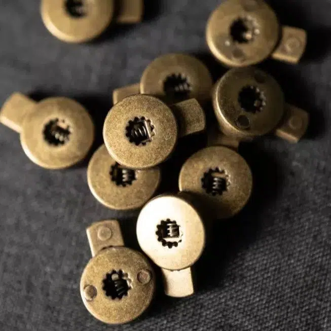 Old Brass Cord Lock