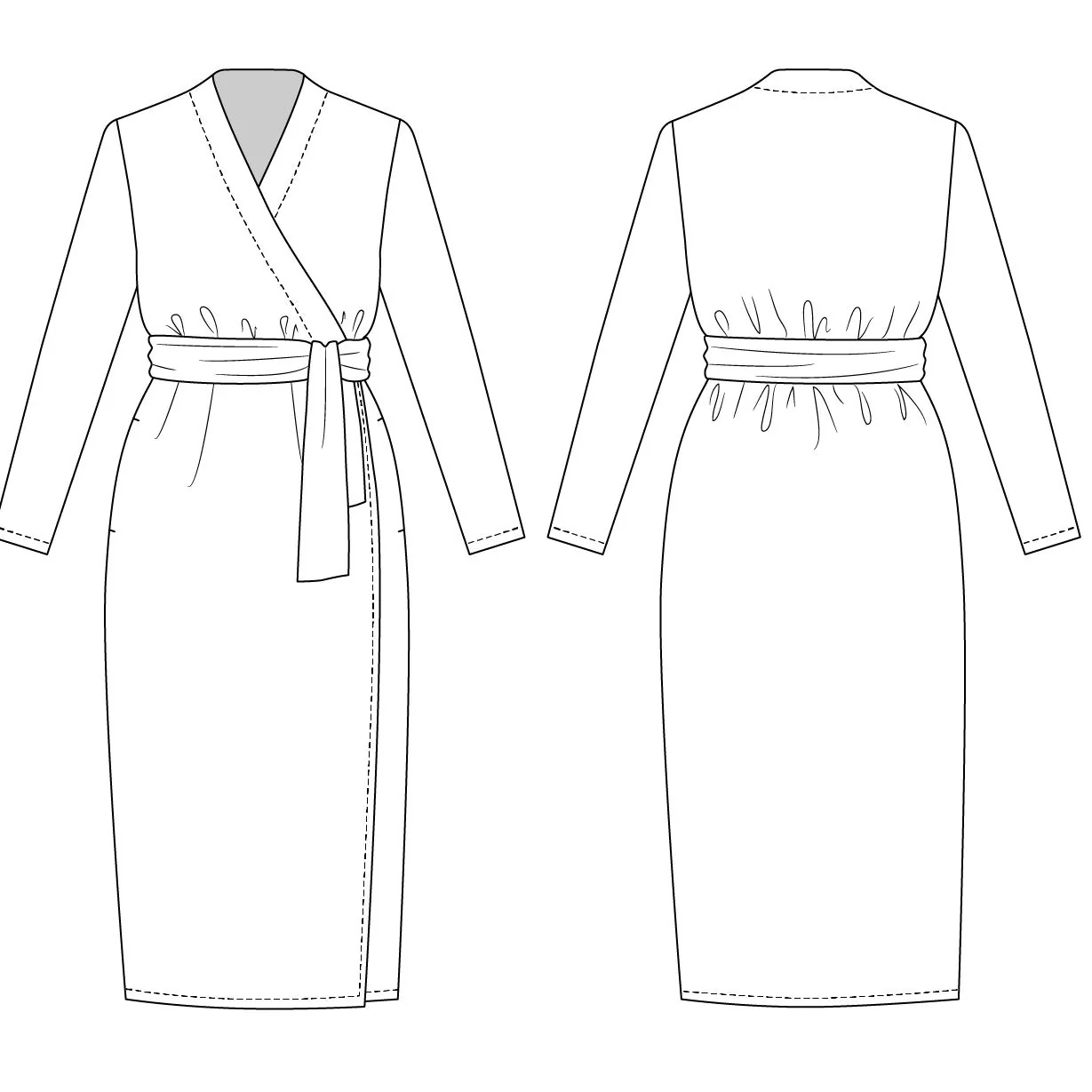 Olivia Wrap Dress Pattern - Image 3