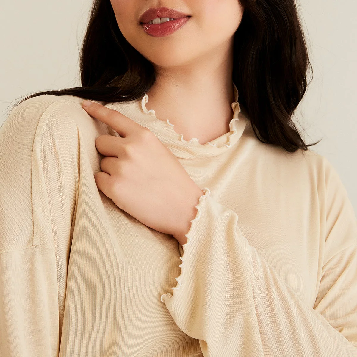 OLO Funnel Neck Tee & V-Neck Tee Pattern - PDF DOWNLOAD - Image 2
