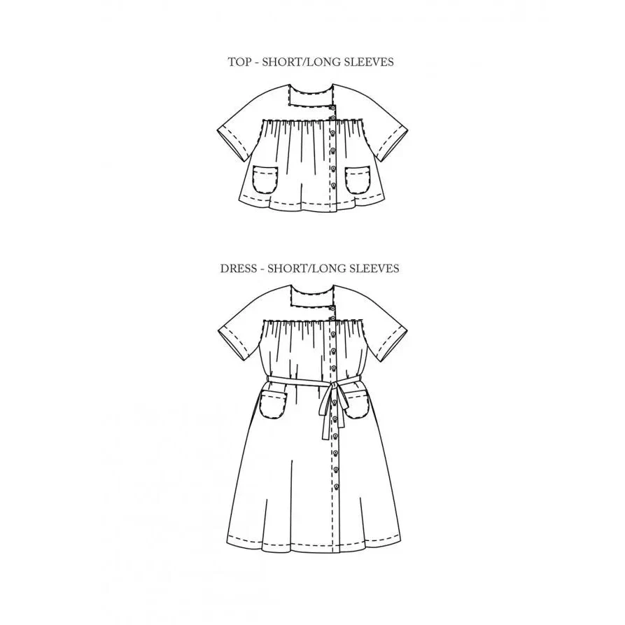 Omilie Dress & Top Pattern - PDF DOWNLOAD - Image 8