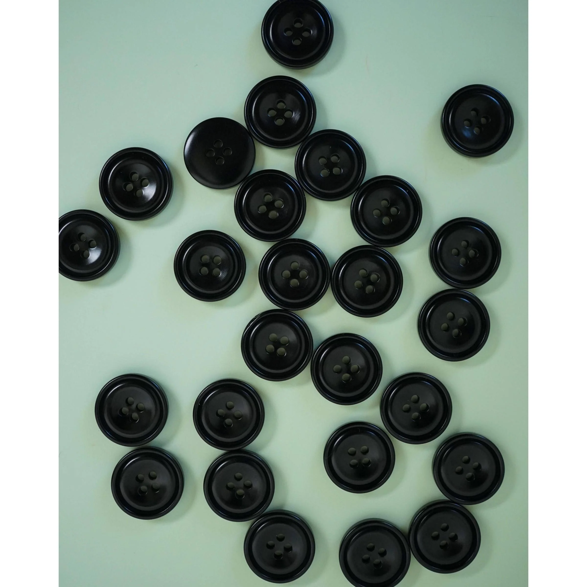 Onyx 3/4" Corozo Nut Buttons - Image 2