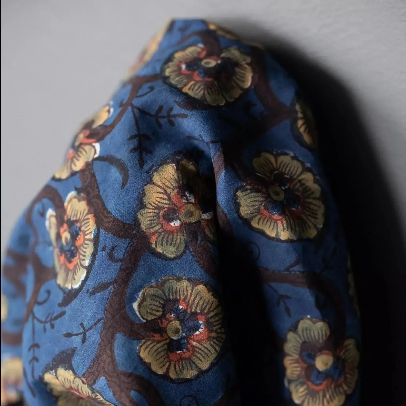 Organic Indian Cotton, Marigold Block - Image 2