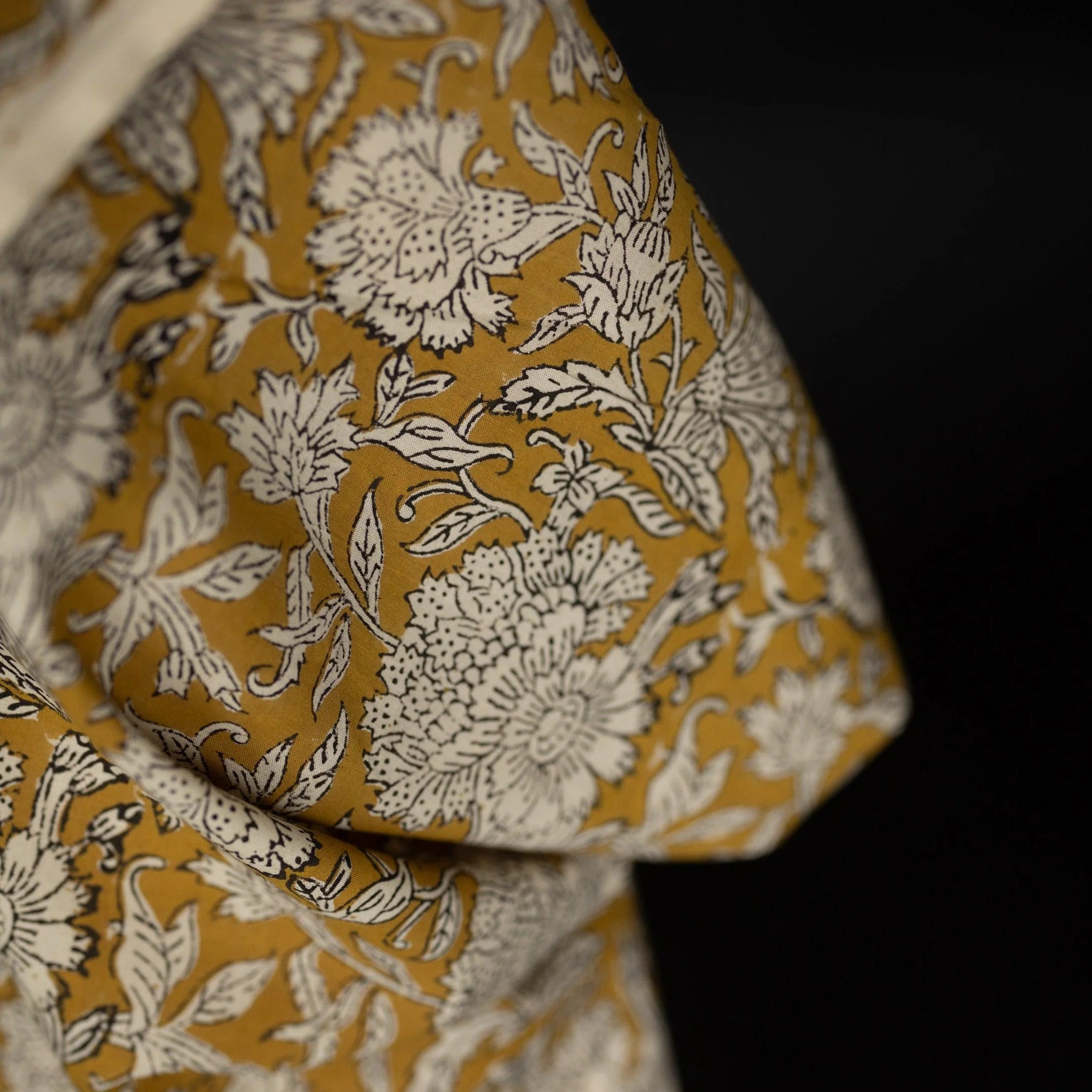 Indian Cotton, Mustard Carnation - Image 2