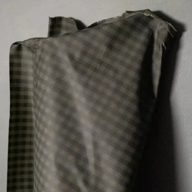 Organic Traditional Gingham Oilskin Scottish Green