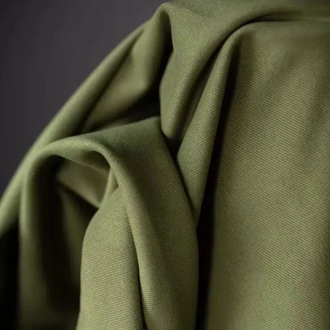 Otto Green 12oz Organic Sanded Twill - Image 2