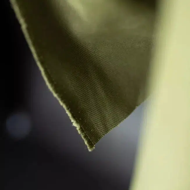 Otto Green 12oz Organic Sanded Twill - Image 3