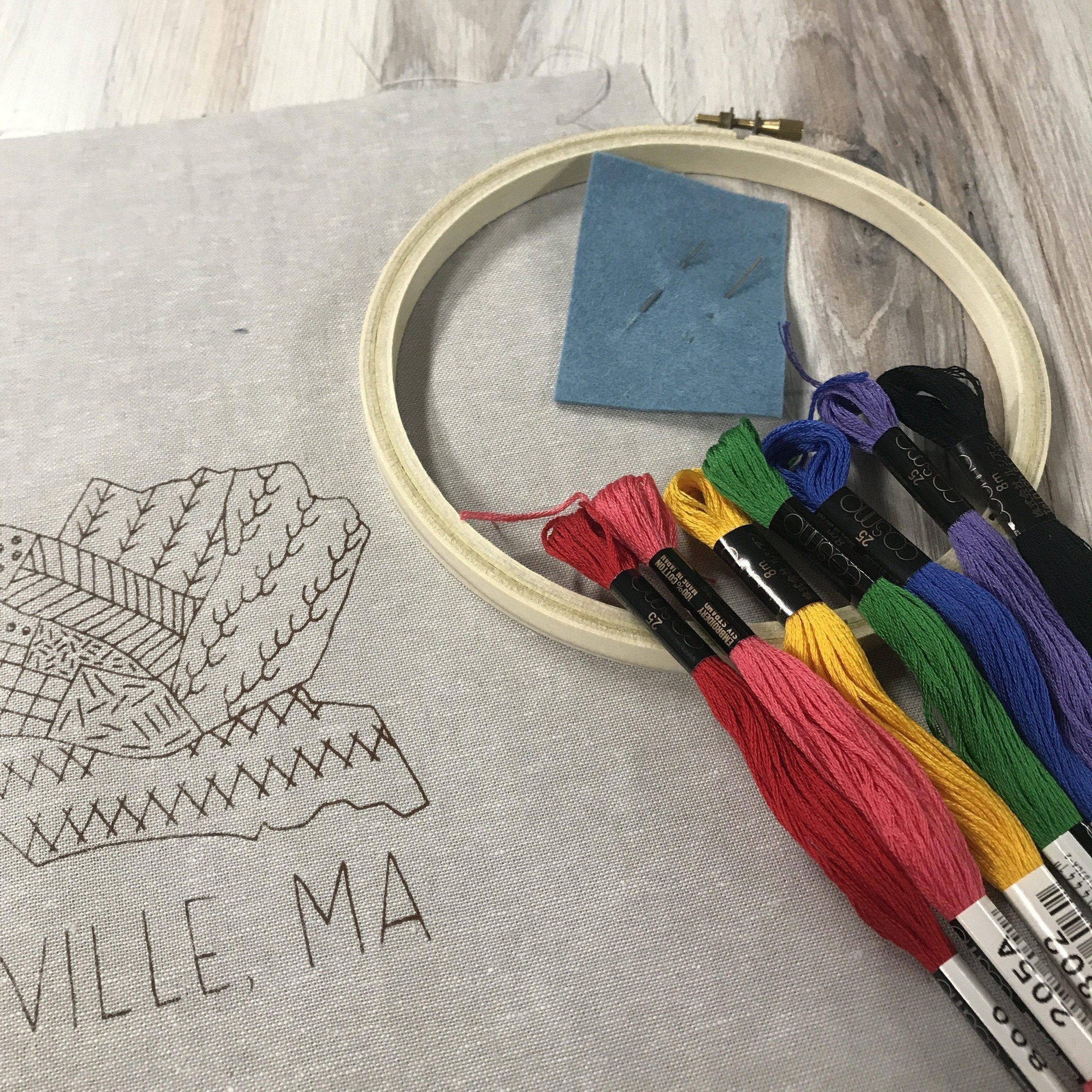Our Fair City Somerville Embroidery Kit - Image 6
