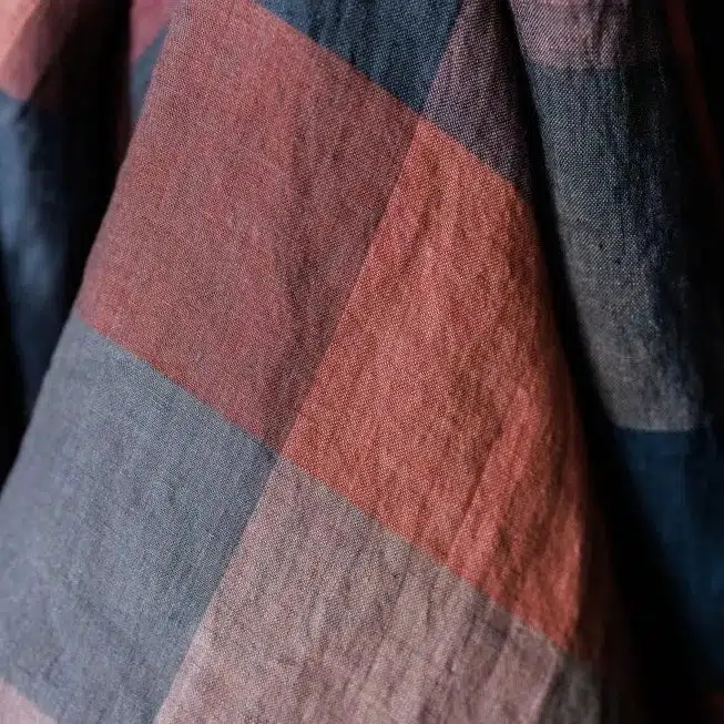 Painterly Rouge Laundered Linen - Image 4