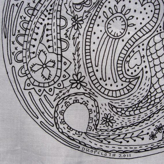 Paisley Embroidery Sampler - Image 3