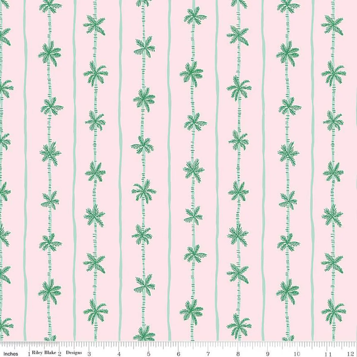 Palm Stripe Pink