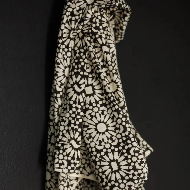 Papercut Black Indian Cotton