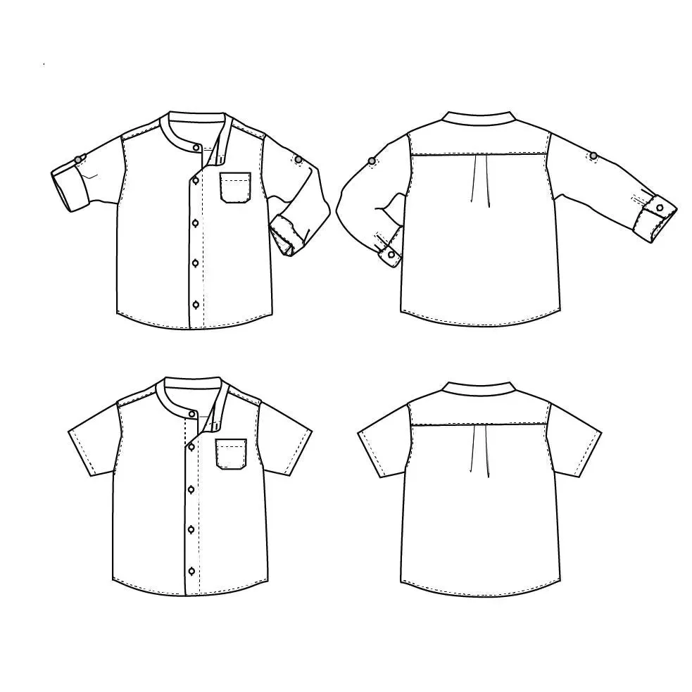 Paris Shirt Pattern - Image 9
