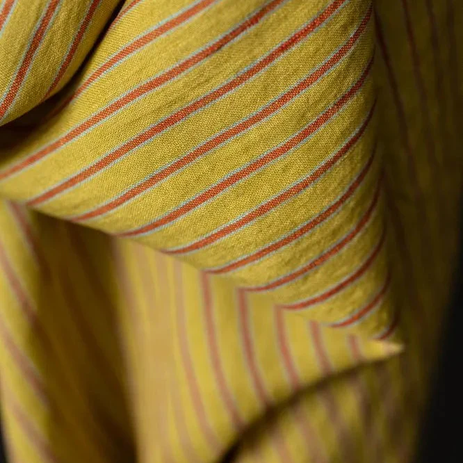Patisserie Stripe Laundered Linen - Image 3