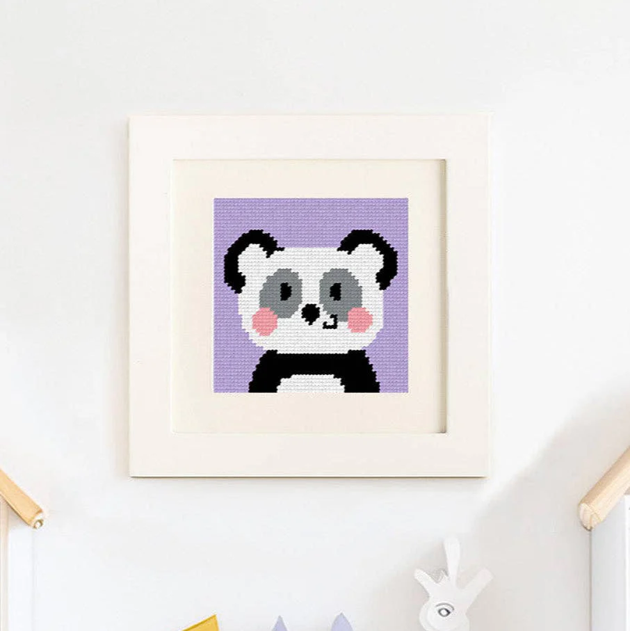 Pepper the Panda - Needlepoint Kit for Kids