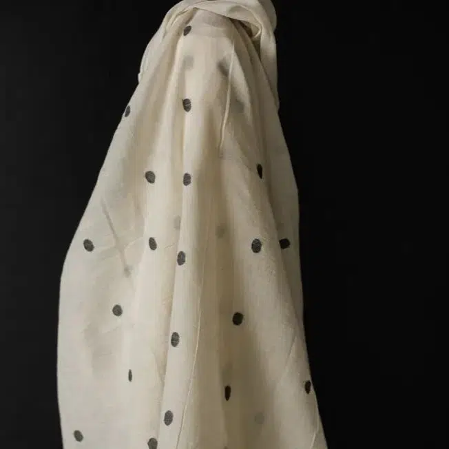 Peppercorn Jamdani Indian Cotton