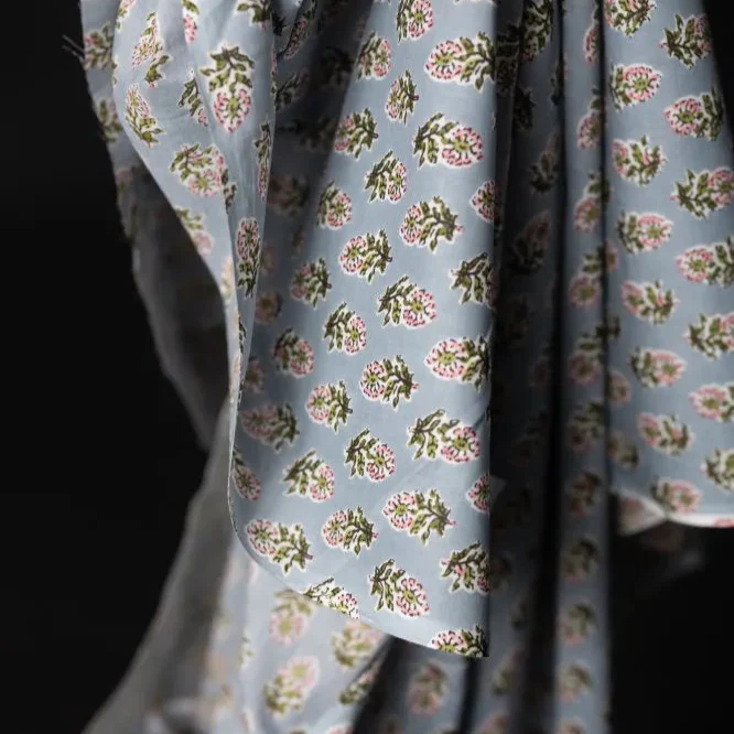 Phoebe Blues Indian Cotton