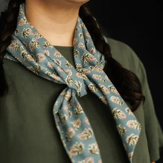 Phoebe Blues Indian Cotton - Image 4