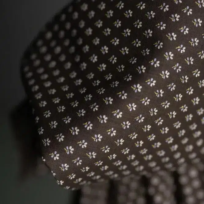 Piccolino Dark Chocolate Cotton/Linen - Image 3