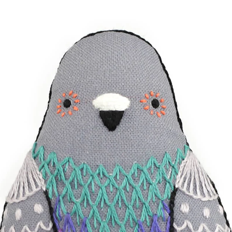 Pigeon DIY Embroidery Kit