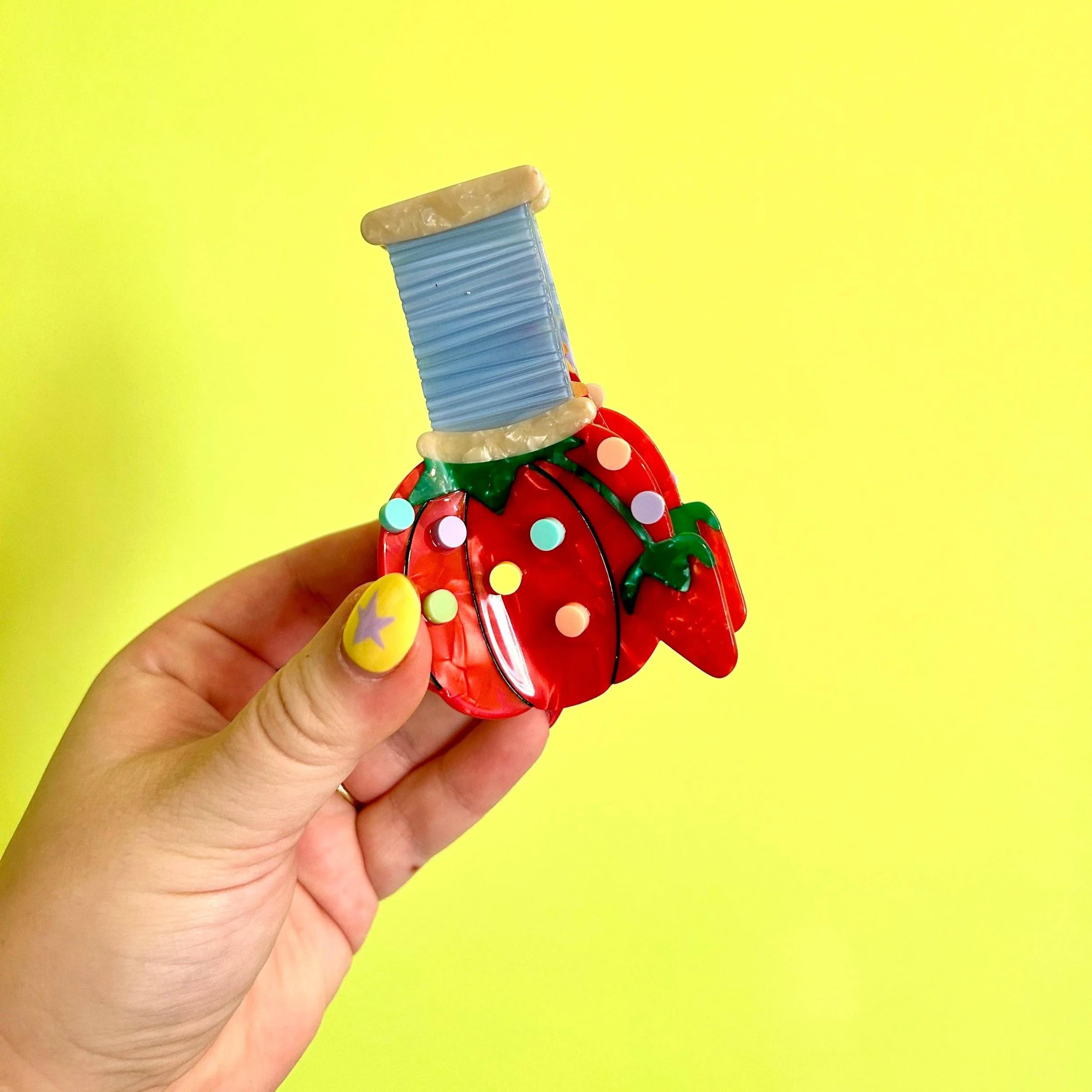 Pin Cushion Hair Claw
