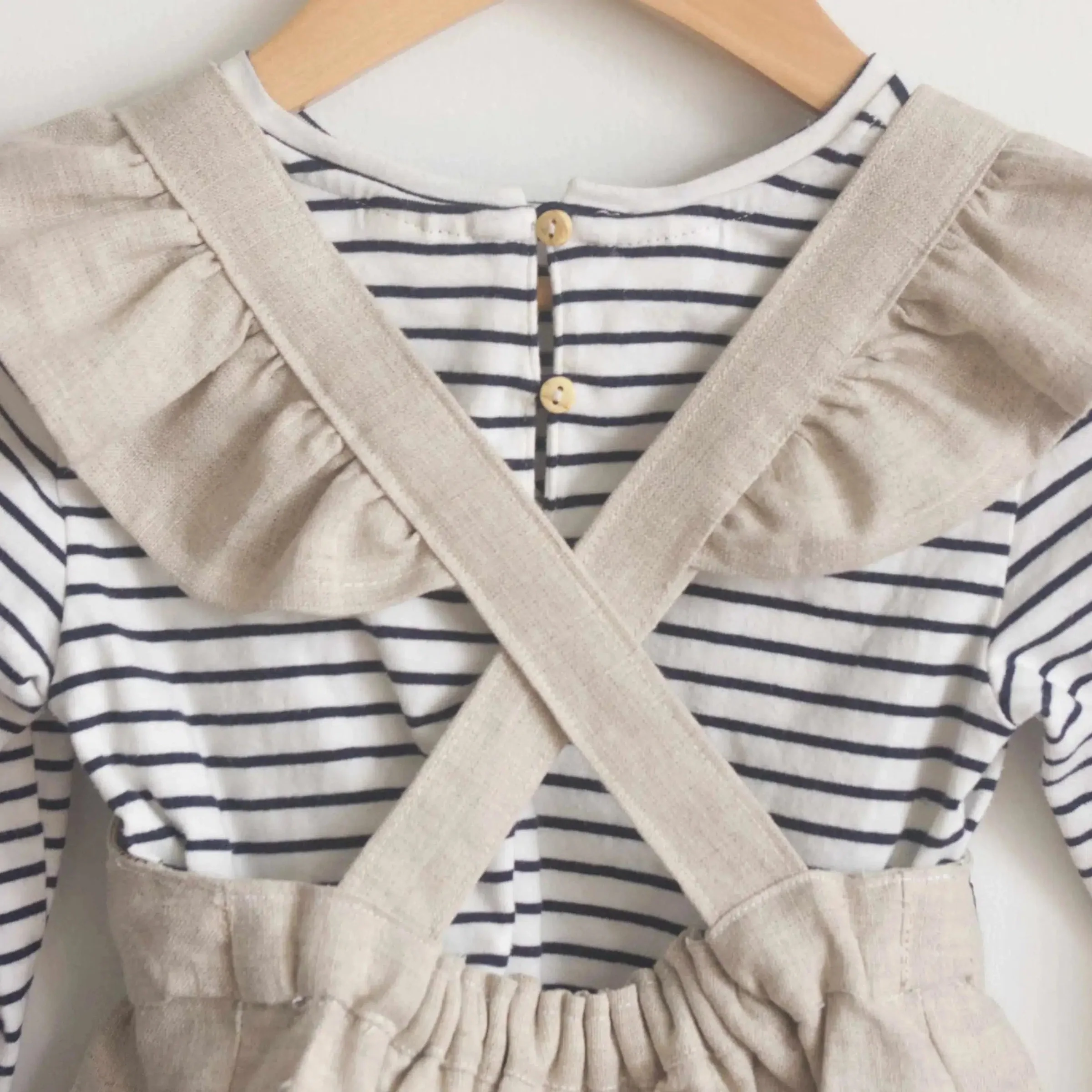 Pinafore Ruffle Dress Sewing Pattern - Image 4