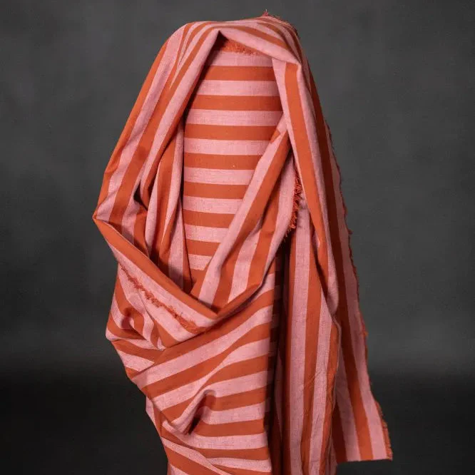 Pink Blush Stripe Cotton/Linen