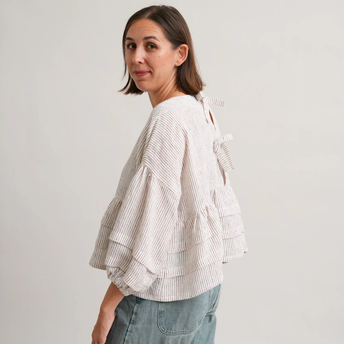 Pintuck Poet Blouse Pattern - PDF DOWNLOAD - Image 5