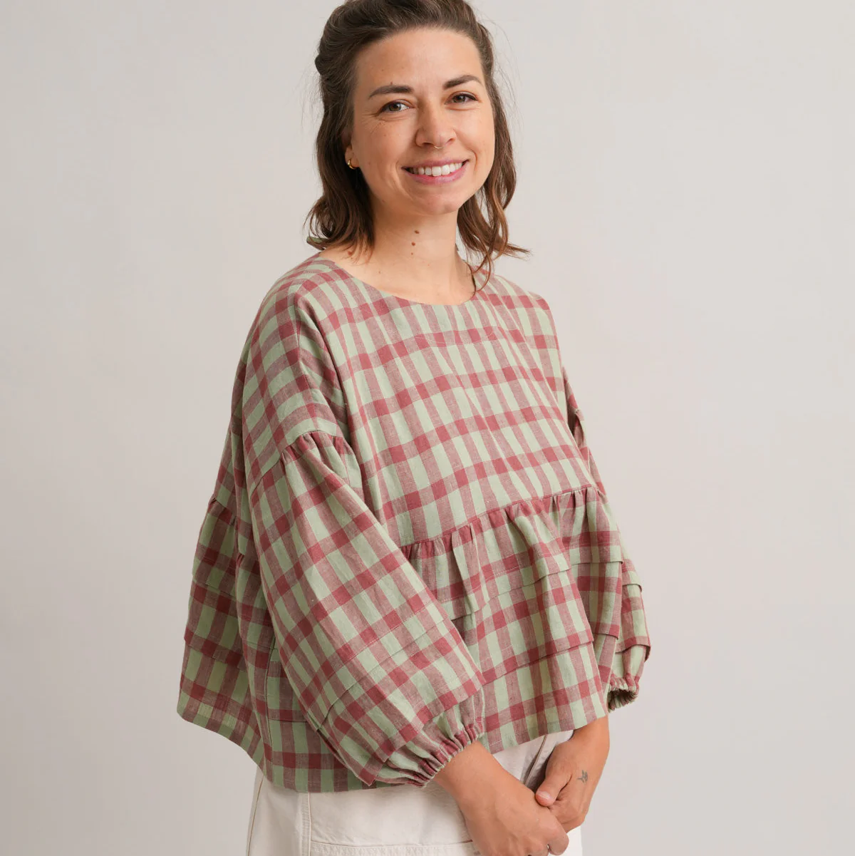 Pintuck Poet Blouse Pattern - PDF DOWNLOAD - Image 6