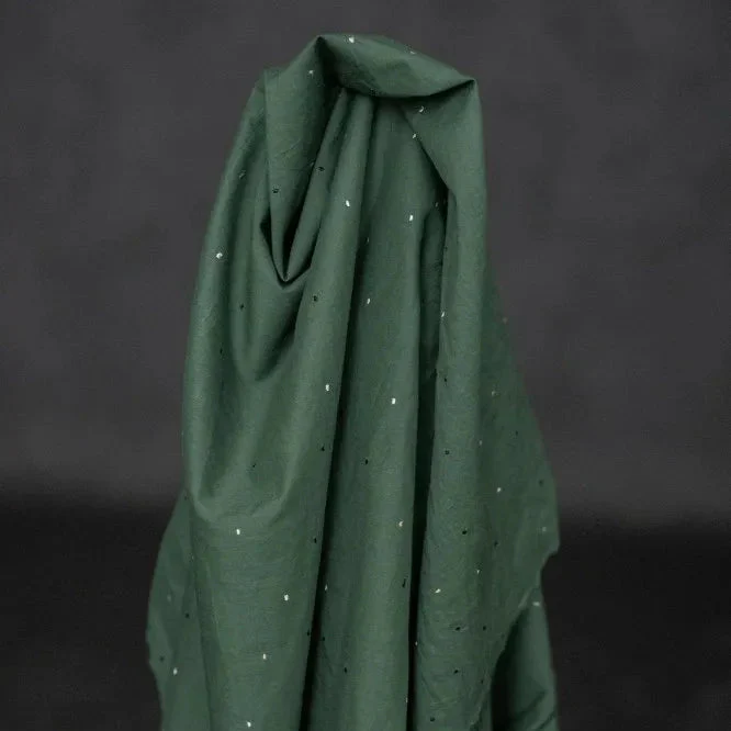 Pisces Spot Embroidered Indian Cotton - Image 3