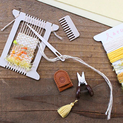 Pokeori Weaving Kit & Seki Mini Scissors Set - Image 2