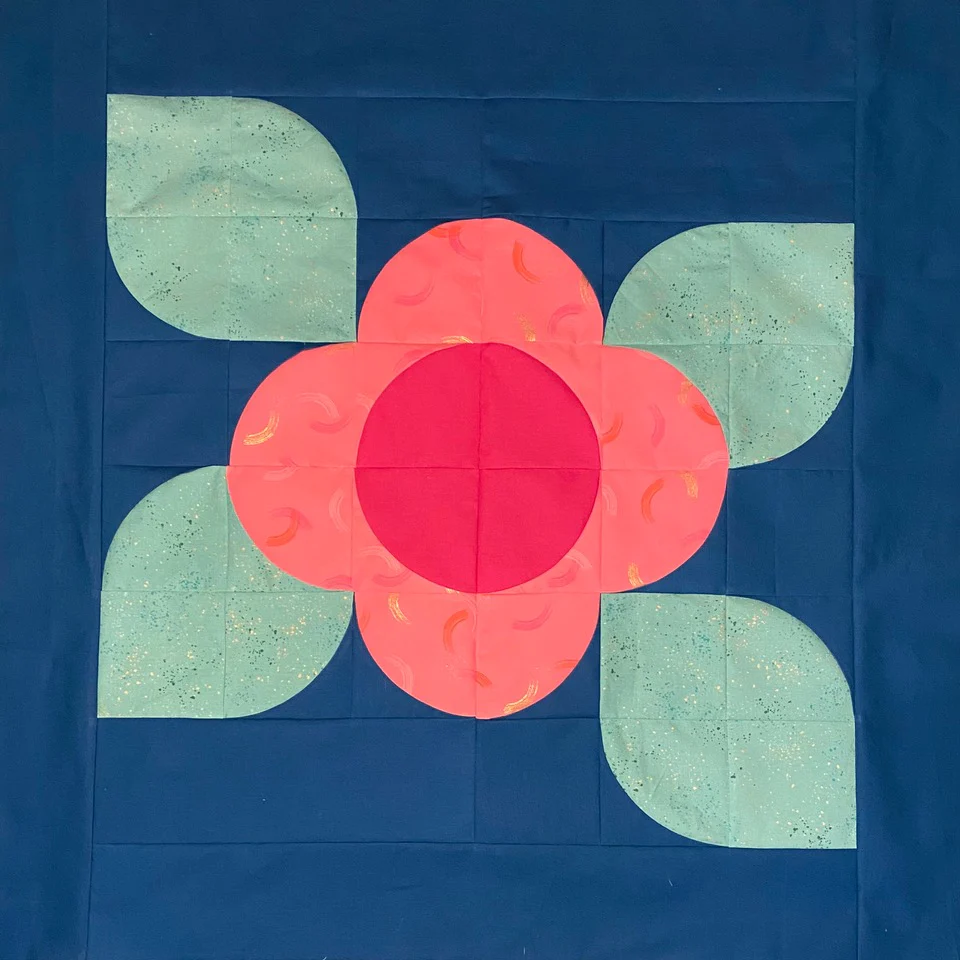 Pop Art Flowers Mini Quilt - 3 sessions