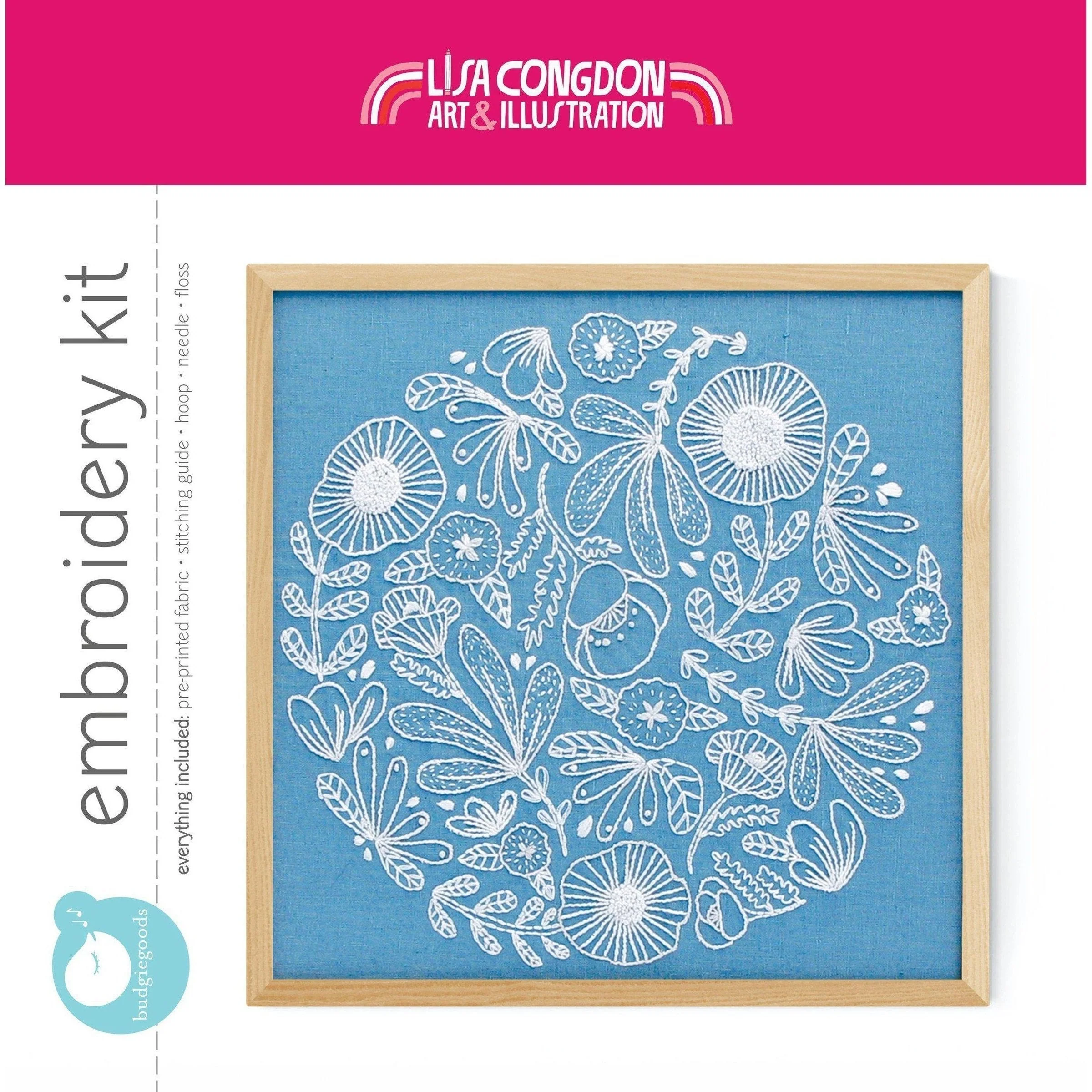 Poppy Patch Embroidery Kit - Image 3