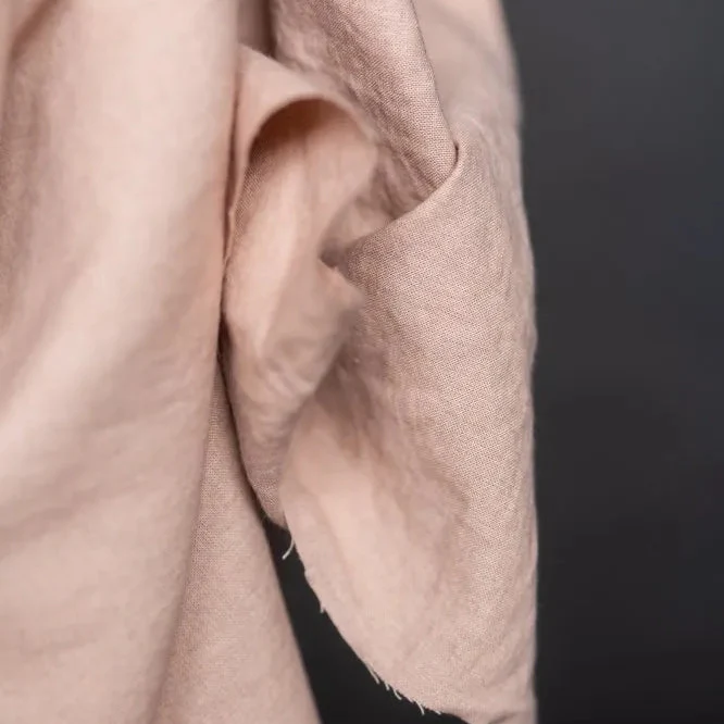 Portrait Pink Organic Cotton/Linen - Image 2