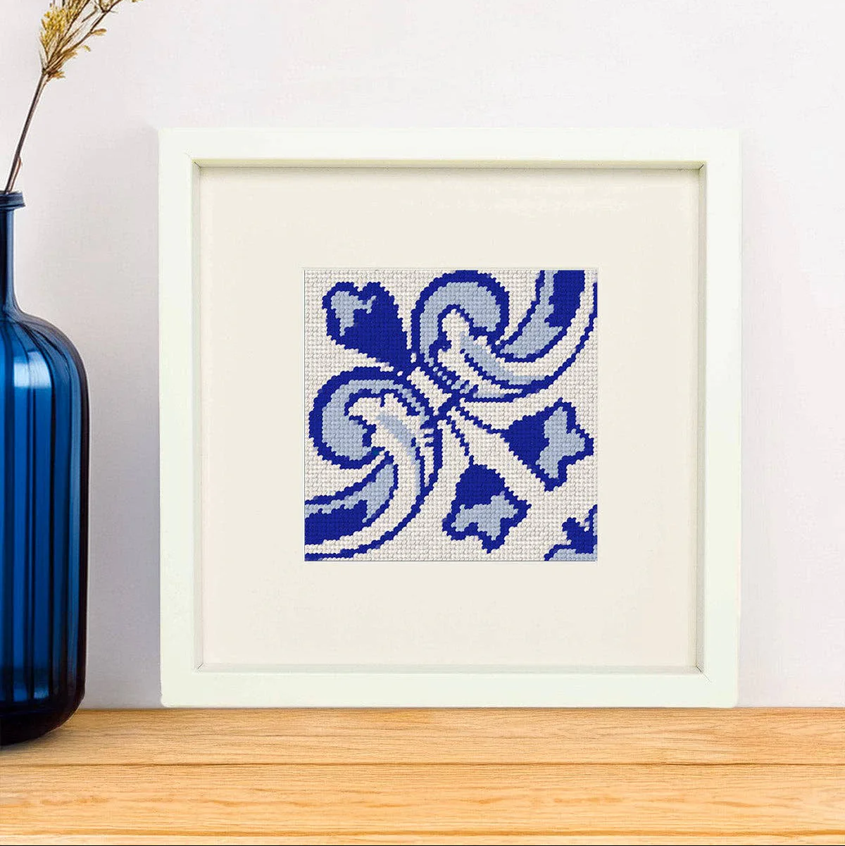 Portuguese Tile Needlepoint Kit - Ribeira