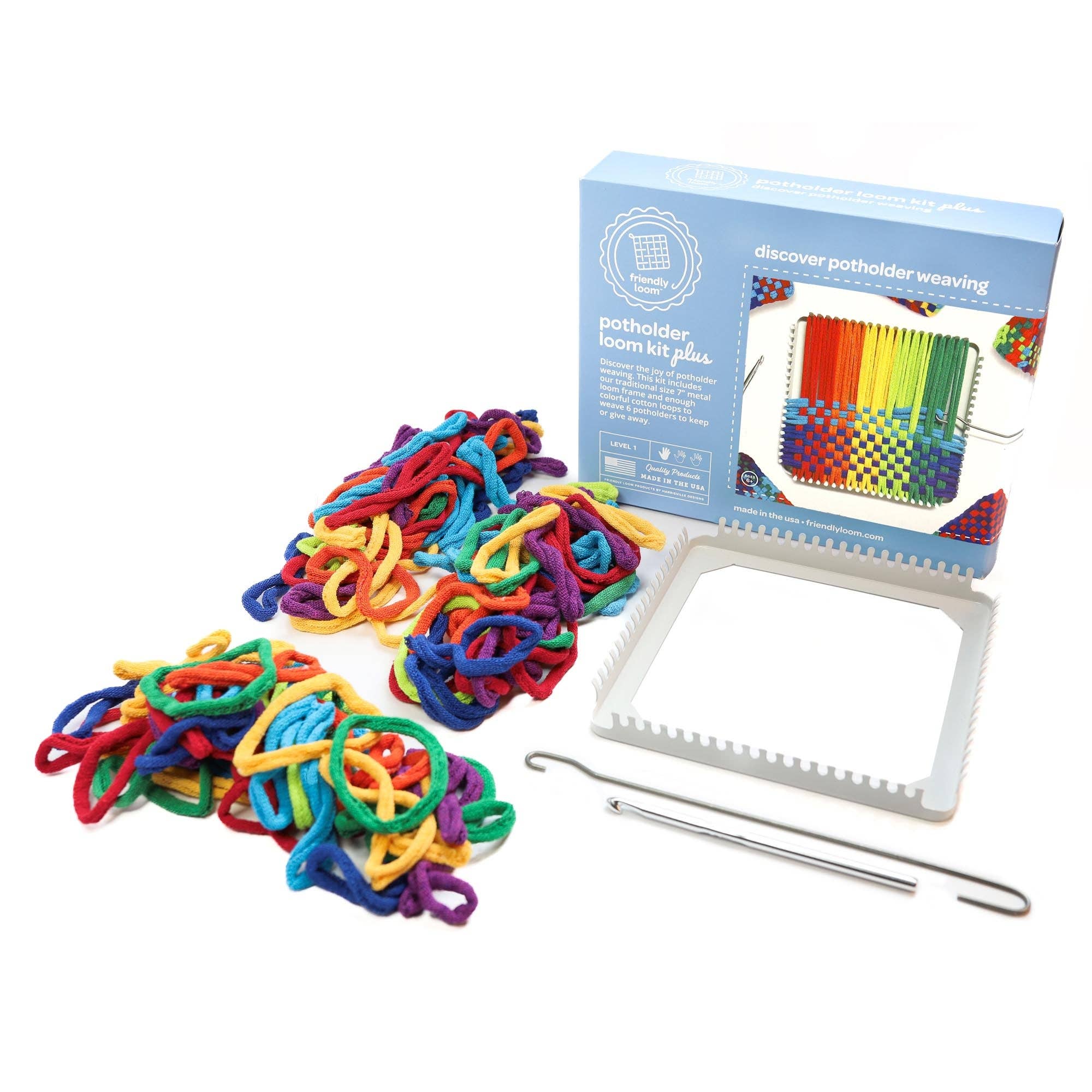 Potholder Loom Kit plus - Traditional 7" - Image 2