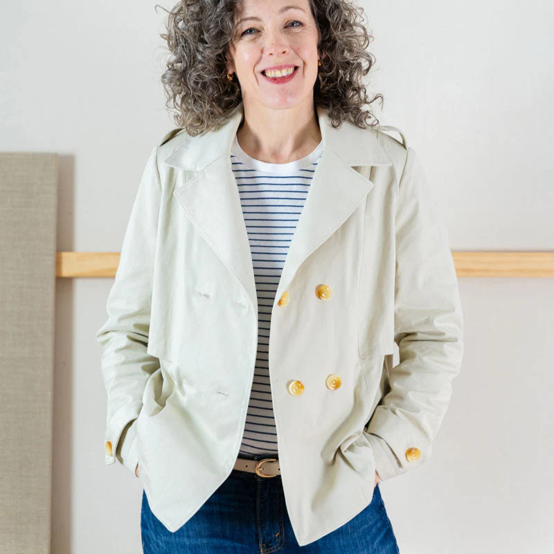 Prado Trench Coat Pattern - PDF DOWNLOAD - Image 4
